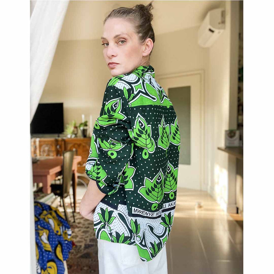 AMOUR KANGA - Camicia in tessuto originale KAnga