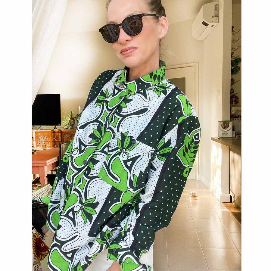 AMOUR KANGA - Camicia in tessuto originale KAnga