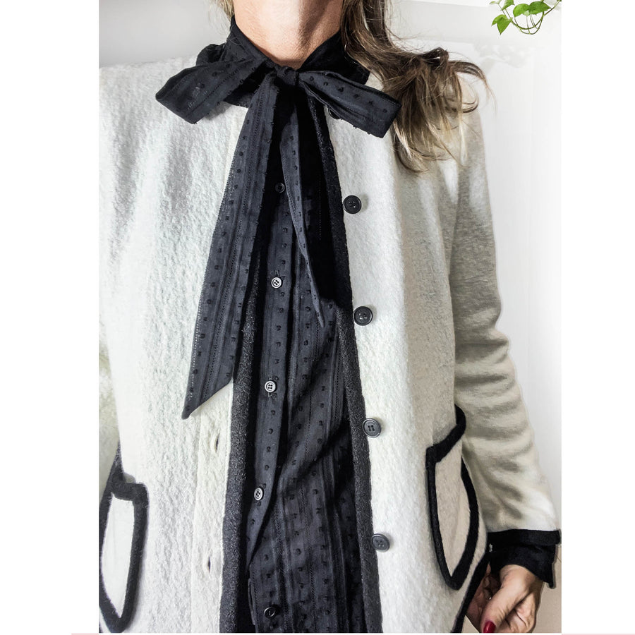 EDITION offwhite - Cardigan profili a contrasto