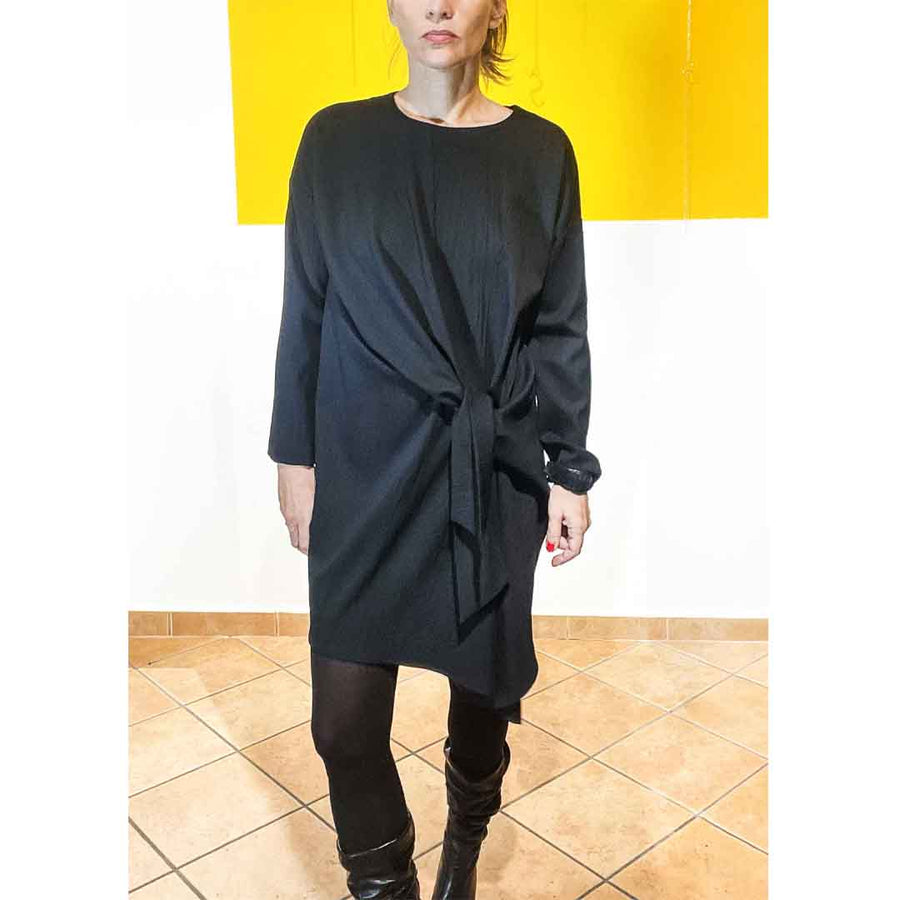 CANDICE - Abito asimmetrico nero