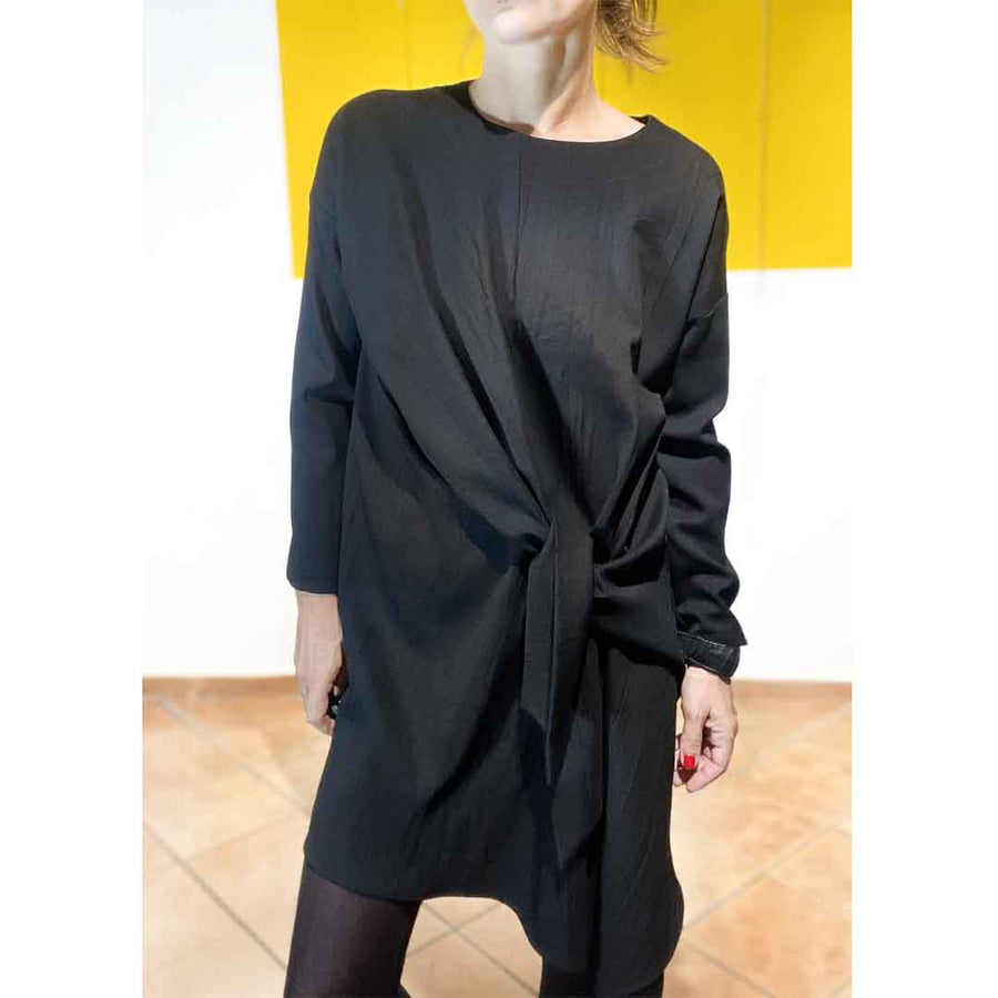 CANDICE - Abito asimmetrico nero