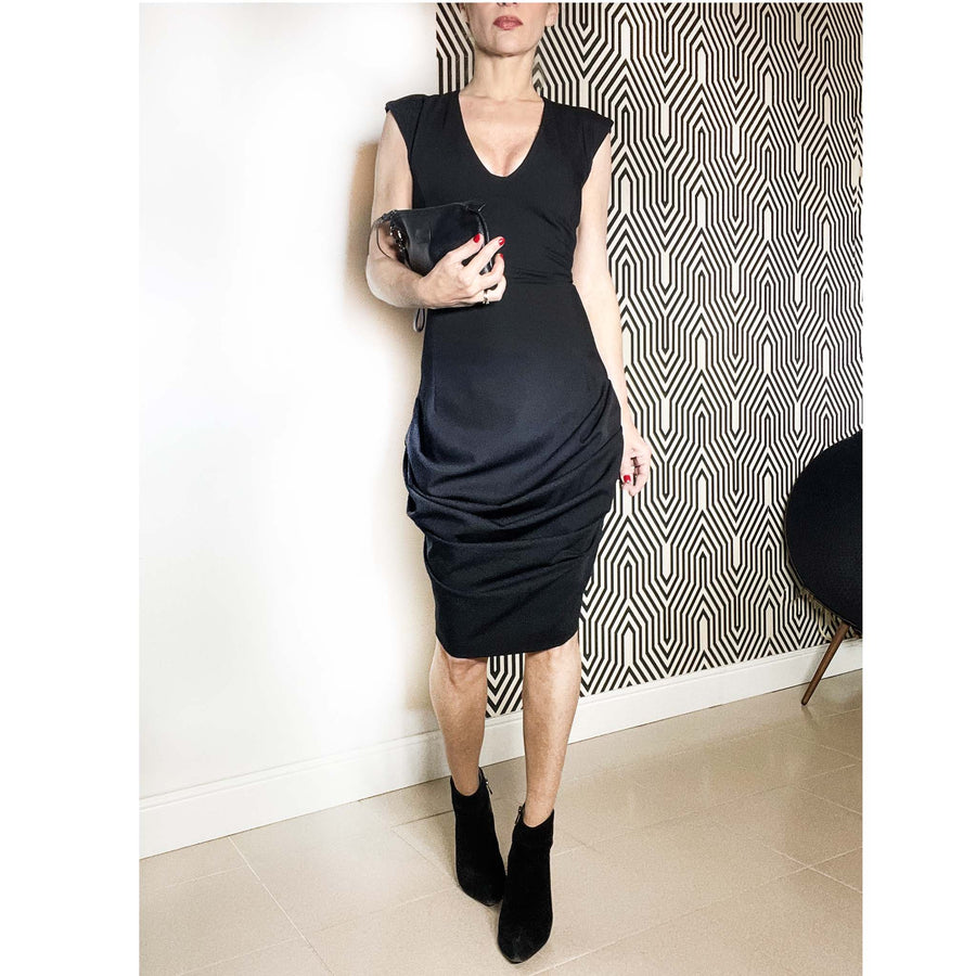 CUCKOO dress - Abito tubino nero