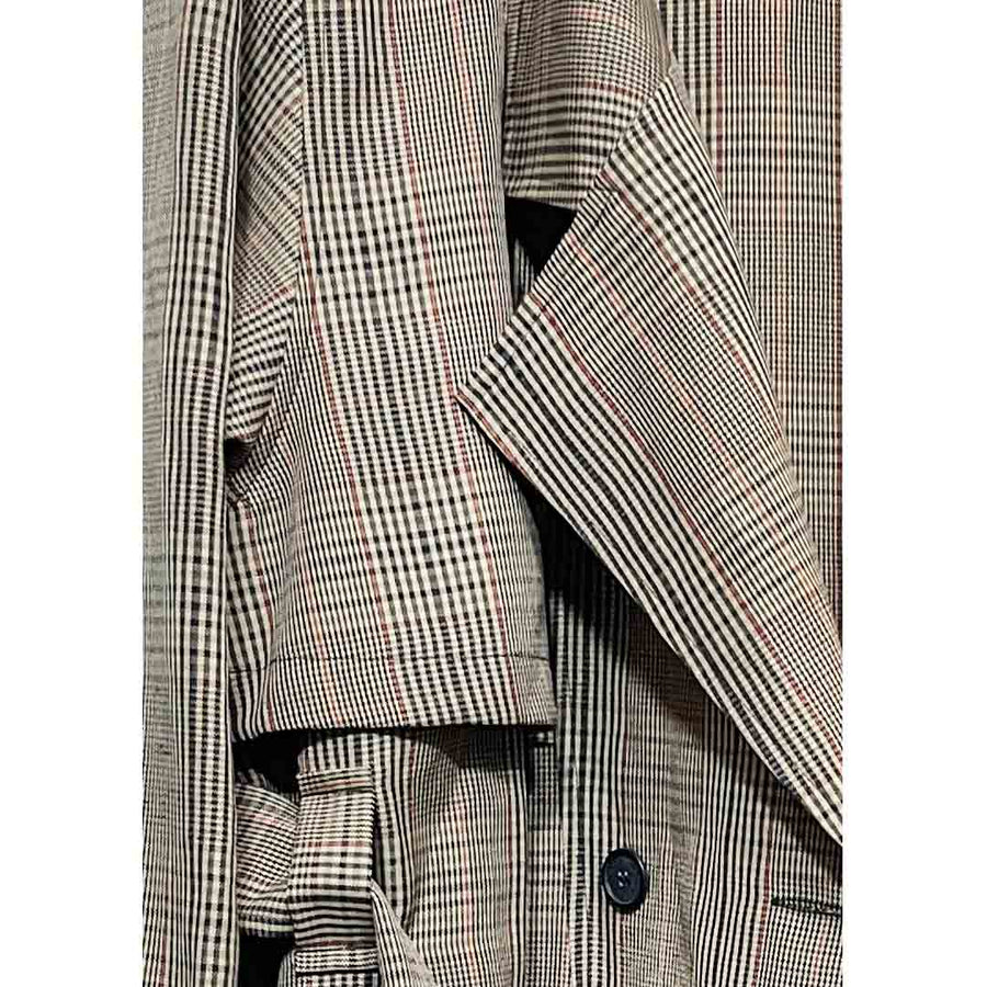PARTENOPE - Trench oversize - sfoderato - cotone