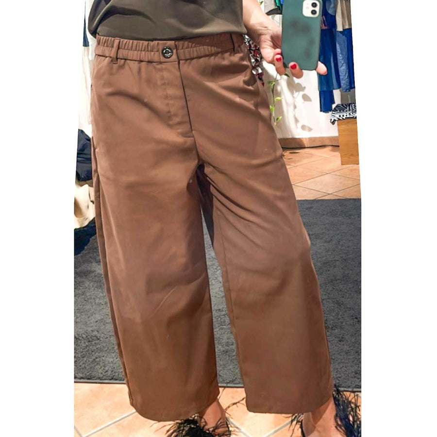GALLES marron glacè - Pantalone