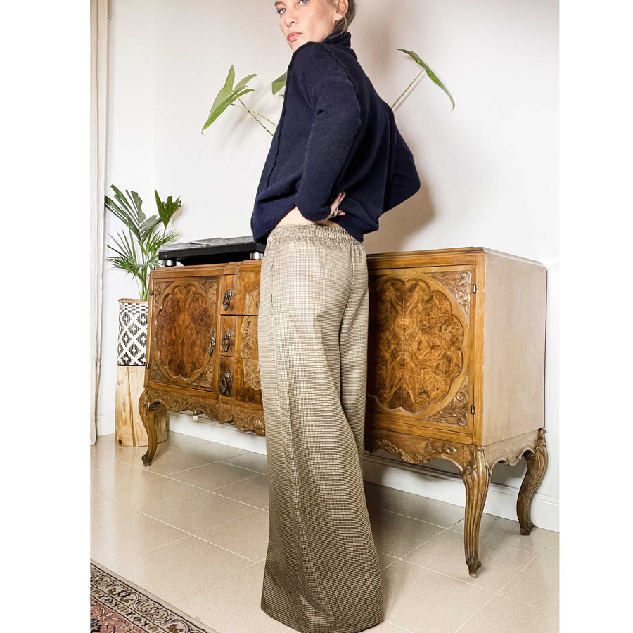 GIANT - Pantalone wide legs