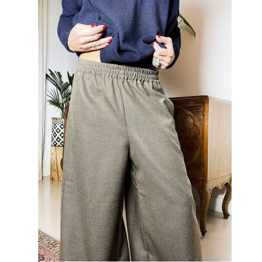 GIANT - Pantalone wide legs