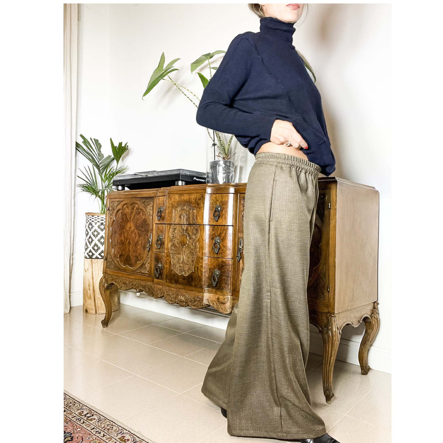 GIANT - Pantalone wide legs