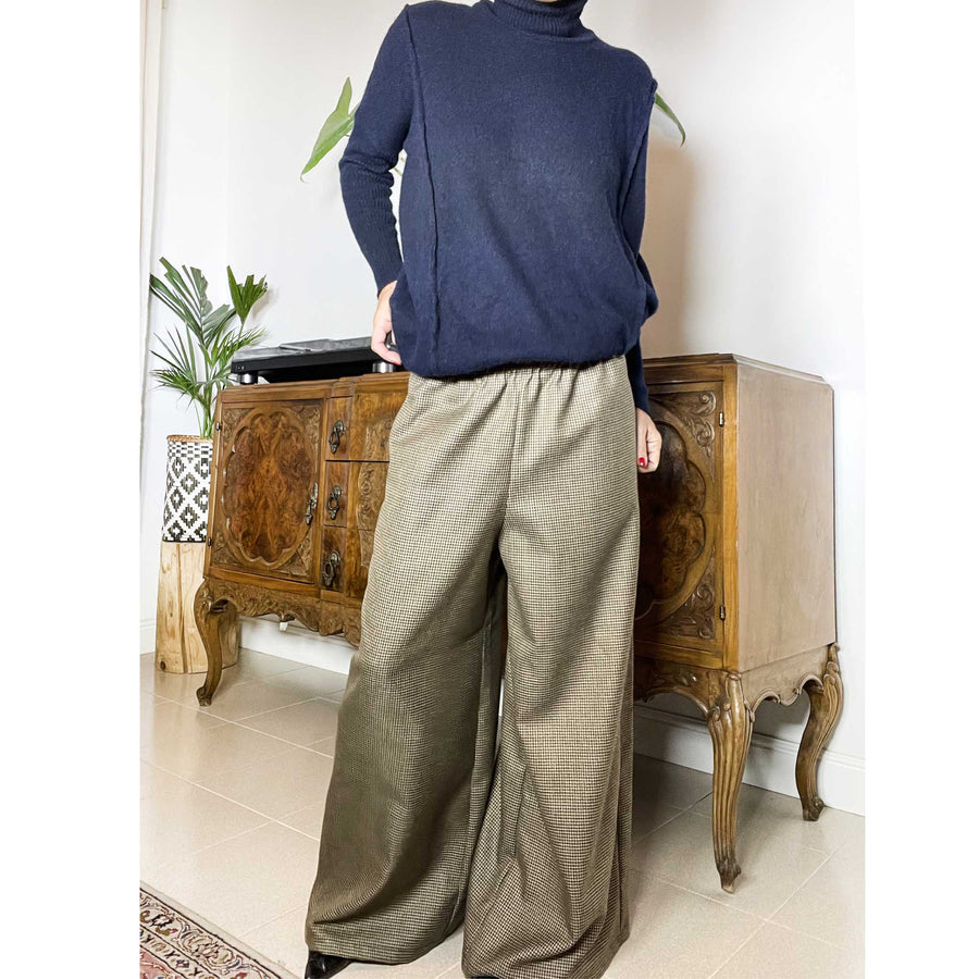 GIANT - Pantalone wide legs