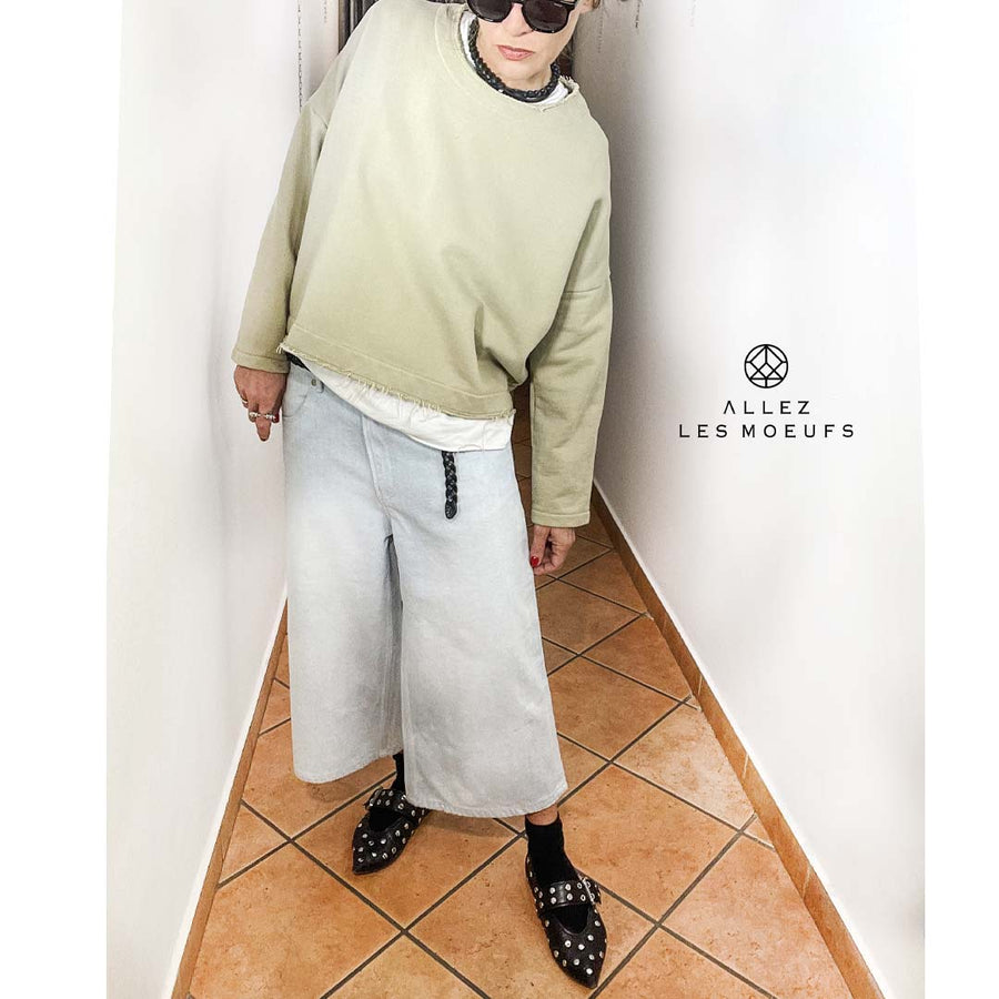 GILI skater - Jeans BLEACHED - LAVATO CHIARO