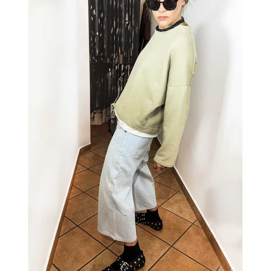 GILI skater - Jeans BLEACHED - LAVATO CHIARO