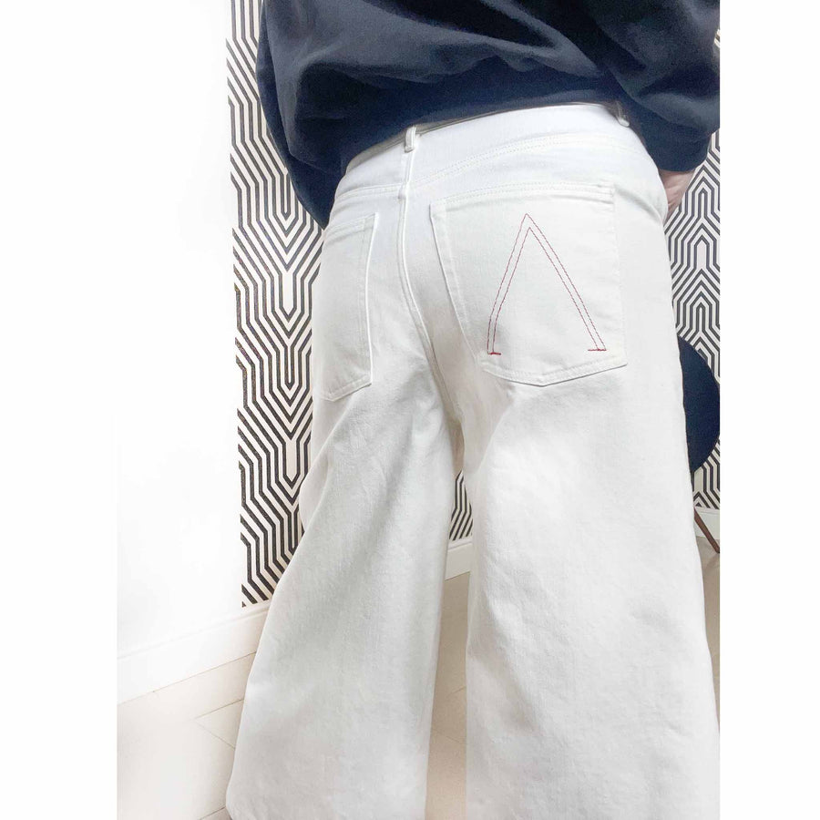 GILI skater - Jeans bianco