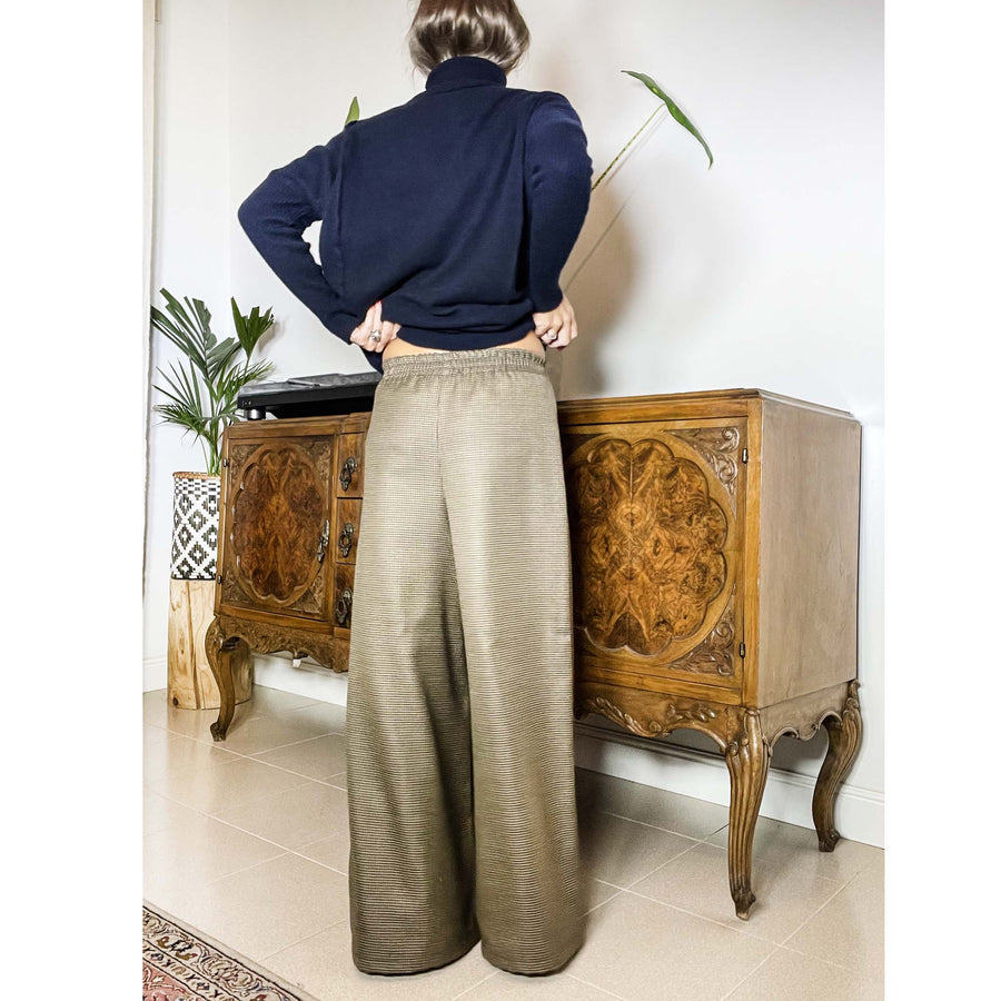 GIANT - Pantalone wide legs