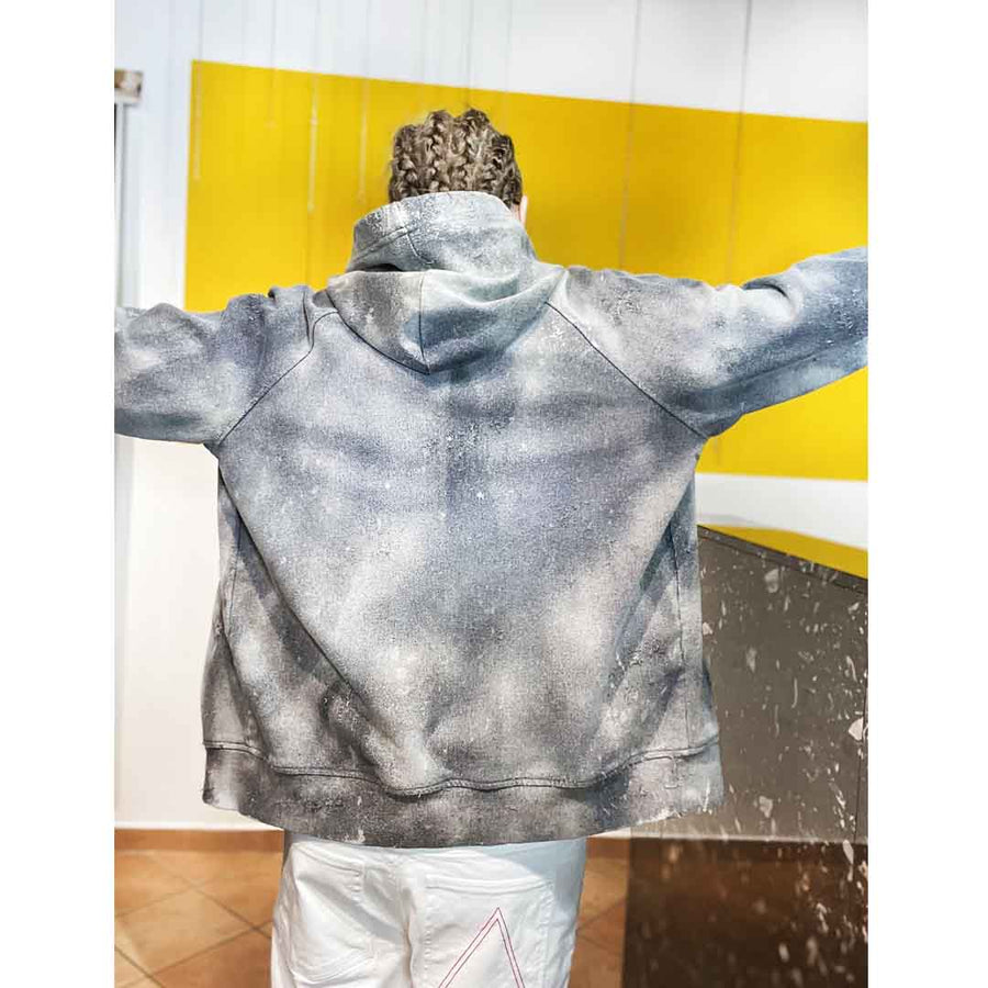 MATER - HOODIE - GREY wasted - RI-EDITION