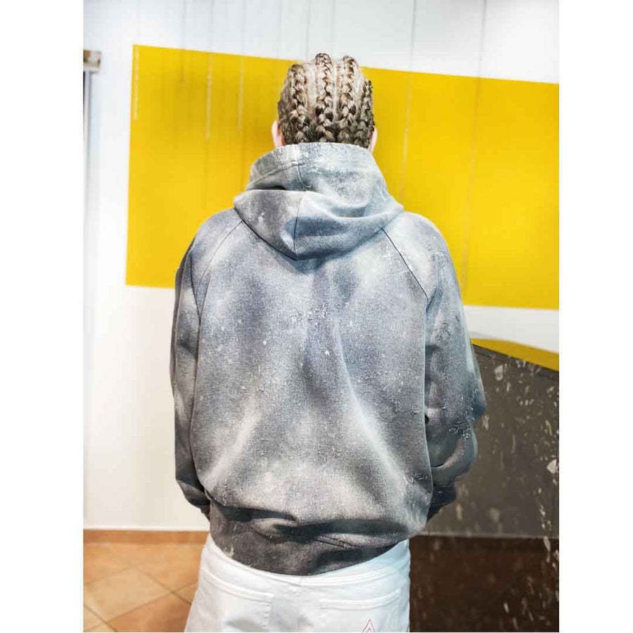 MATER - HOODIE - GREY wasted - RI-EDITION