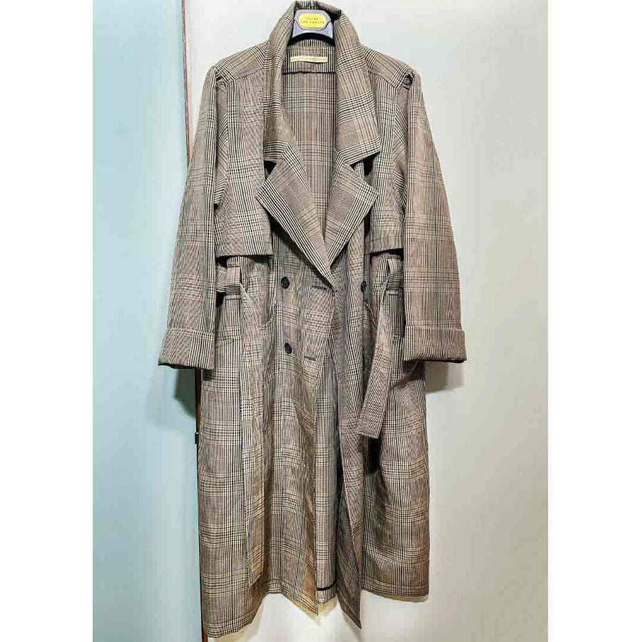 PARTENOPE - Trench oversize - sfoderato - cotone