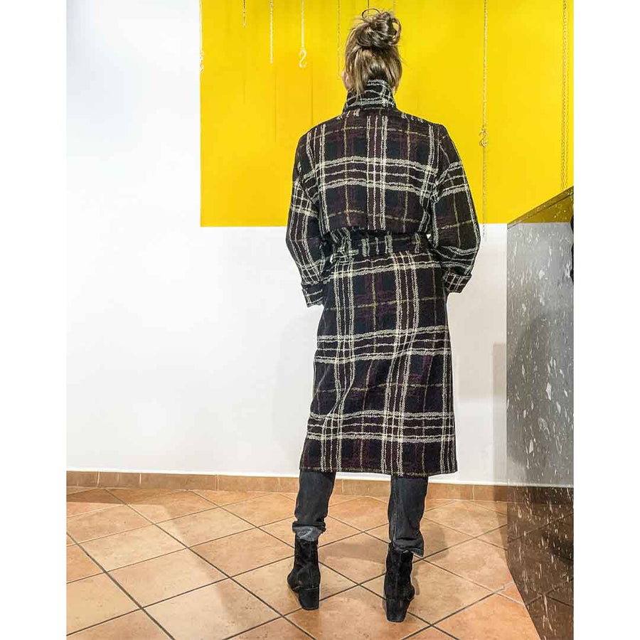 PARTENOPE TARTAN - Trenchcoat deluxe - LIMITED EDITION