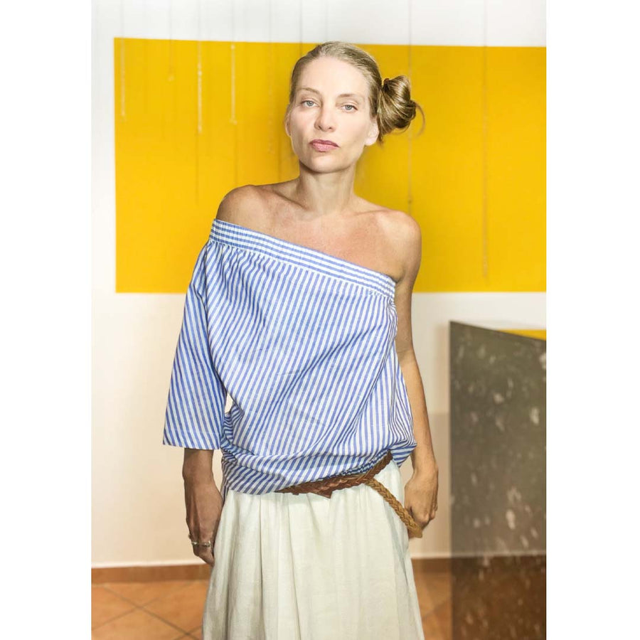 VIX - Top monospalla con scollatura elastica